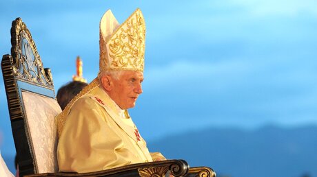 Papst em. Benedikt XVI. (Archivbild) (KNA)