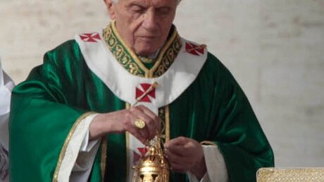 Papst Benedikt XVI. (KNA)