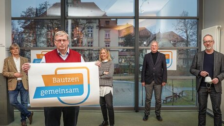 Initiativgruppe "Bautzen gemeinsam" / © Uwe Soeder (dpa)