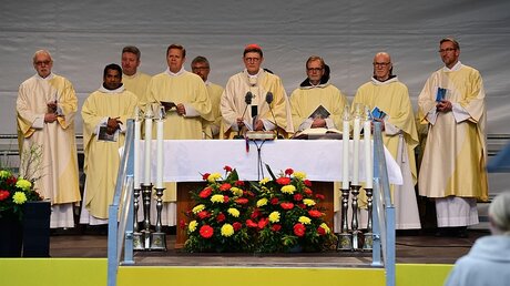 Gottesdienst zur KSI-Eröffnung in Siegburg / © Nicolas Ottersbach (DR)