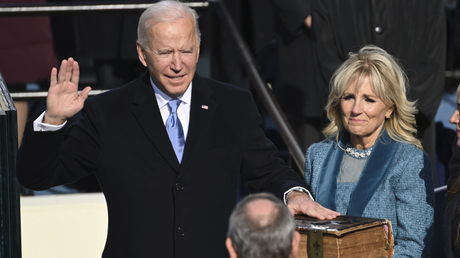 Joe Biden als 46. US-Präsident eingeführt / © Saul Loeb (dpa)