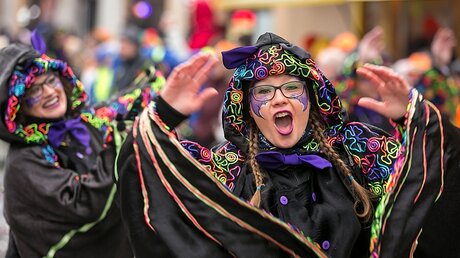 Karnevalsumzug in Wasungen, Thüringen / © arifoto UG (dpa)
