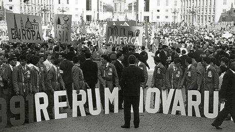 Katholische Arbeiterbewegung erinnert 1961 an Rerum Novarum (KNA)