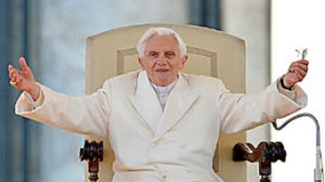 Der emeritierte Papst Benedikt XVI. / © Christian Gennari (KNA)