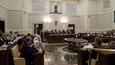 Konferenz über Organhandel im Vatikan / © Andrew Medichini (dpa)