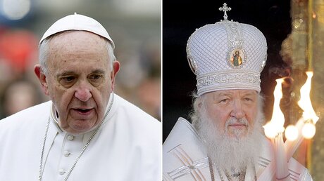 Papst Franziskus und Patriarch Kyrill / © Giorgio Onorati (dpa)