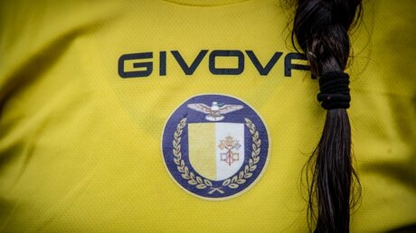 Logo der Frauen-Fußballmannschaft des Vatikan / © Stefano dal Pozzolo (KNA)