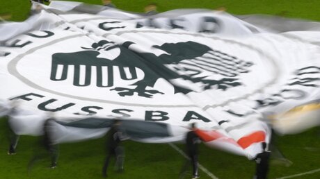 Logo des Deutschen Fußball-Bundes / © Hendrik Schmidt (dpa)
