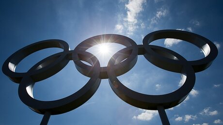 Olympische Ringe / © Michael Kappeler (dpa)