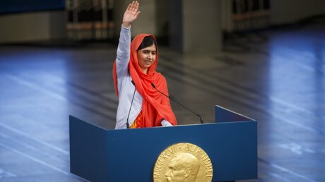 Die Friedensnobelpreisträgerin 2014: Malala Yousafzai (dpa)