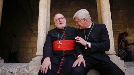Kardinal Marx und Landesbischof Bedford-Strohm / © Corinna Kern (dpa)