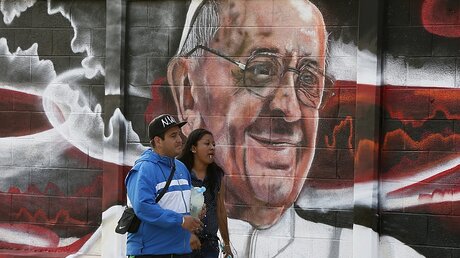 Mexiko: Vorbereitungen auf den Papstbesuch / © Jose Mendez (dpa)