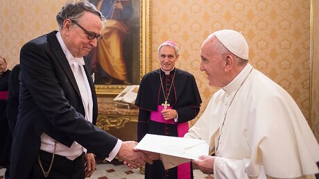 Michael Koch, neuer Botschafter der Bundesrepublik Deutschland beim Heiligen Stuhl / © Vatican Media (KNA)