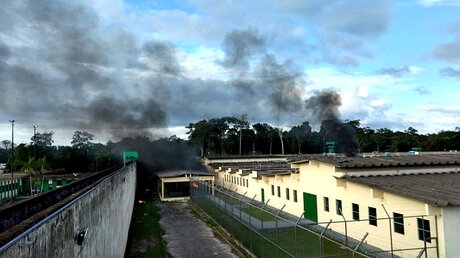 Das Gefängnis Anísio Jobím in Manaus / © A Critica/Xinhua (dpa)
