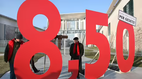 Mindestlohn in Deutschland betr&auml;gt 8,50 Euro die Stunde / &copy; Stephanie Pilick (dpa)