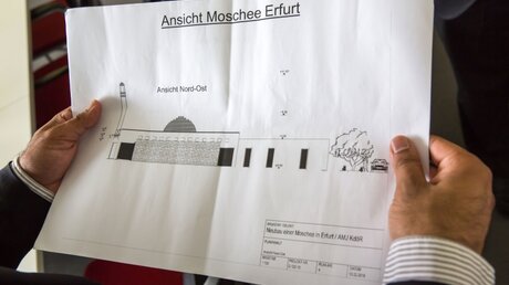 Moscheebau-Pläne in Erfurt  / ©  arifoto  (dpa)