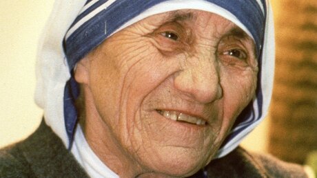 Mutter Teresa im Jahr 1989 / © Nancy Wiechec/CNS (KNA)