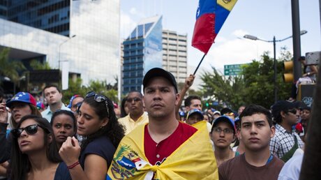 Proteste in Venezuela (dpa)