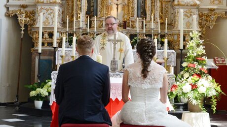 Nicht viele Paare haben sich im Corona-Jahr das Sakrament der Ehe gespendet / © Beatrice Tomasetti (DR)