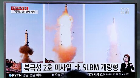 Raketentest in Nordkorea / © Ahn Young-Joon (dpa)