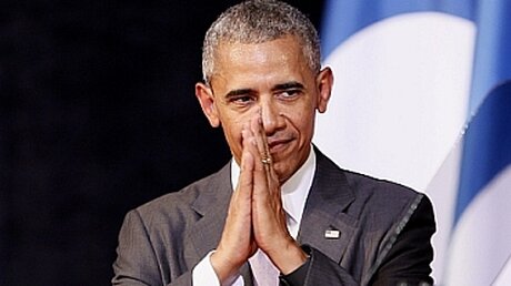 Barack Obama wird auf dem evangelischen Kirchentag erwartet / © Made Nagi (dpa)