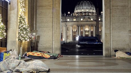 Obdachlose in Rom / © Lena Klimkeit (dpa)