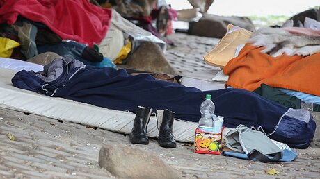  Obdachlosen-Schlafplatz / © Bodo Marks (dpa)