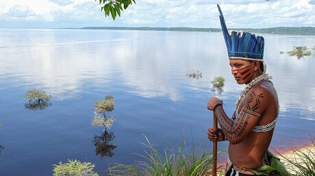 Indigene in Brasilien fordern finanzielle Entschädigungen und eine Entschuldigung der Regierung / © Thomas Milz (KNA)