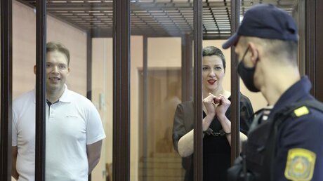 Oppositionelle Kolesnikowa in Belarus verurteilt / © Ramil Nasibulin (dpa)