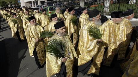 Orthodoxe in Rumänien  / © Robert Ghement (dpa)