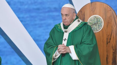 Papst Franziskus bei Mittelmeerkonferenz in Bari / © Cristian Gennari (KNA)