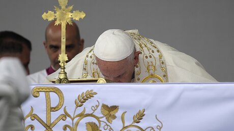 Papst Franziskus in Bulgarien  / © Alessandra Tarantino (dpa)