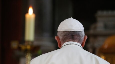 Papst Franziskus / ©  Paul Haring (KNA)