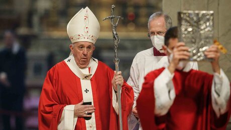 Papst zur Karwoche / © Paul Haring (KNA)