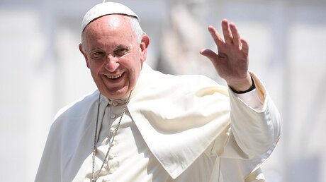Der Papst gratuliert Kolumbien / © Claudio Peri (dpa)