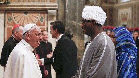 Papst trifft Botschafter / © Alessandro Bianchi (dpa)