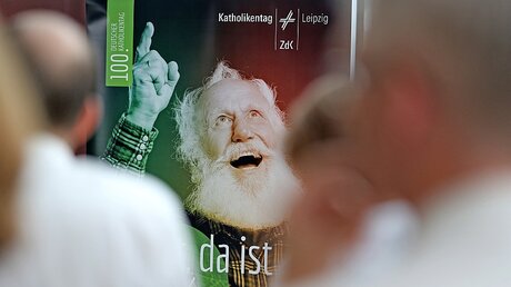 Werbeplakat für Katholikentag / © Jan Woitas (dpa)