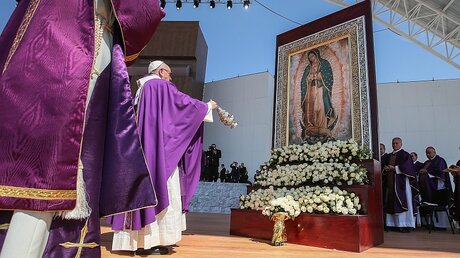Heilige Messe in Ecatepec / © Alessandro di Meo (dpa)