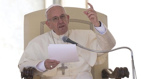 Papst Franziskus  / © Maurizio Brambatti (dpa)