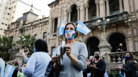 Proteste in Argentinien (Archiv) / © Adrian Lugones (dpa)
