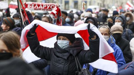Proteste in Belarus / © Uncredited/AP (dpa)