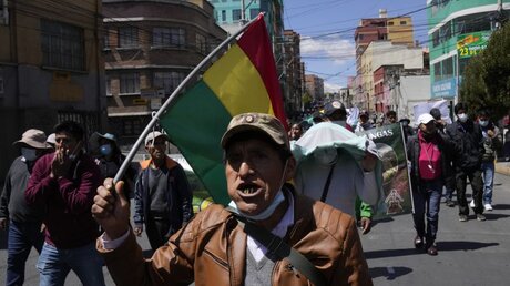 Proteste in Bolivien / © Juan Karita (dpa)