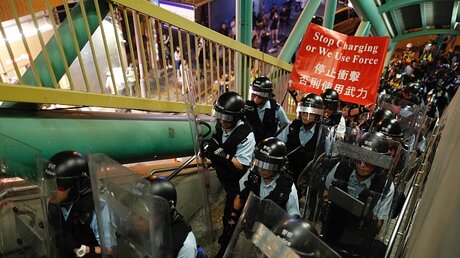 Proteste in Hongkong / © Vincent Yu (dpa)