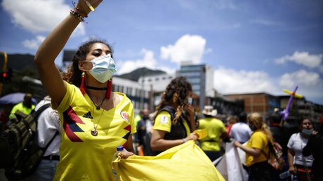 Proteste in Kolumbien / © Sergio Acero (dpa)