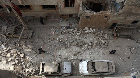 Nach einem Anschlag bei Damaskus / © Mohammed Badra (dpa)