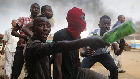 Gewaltsamer Protest in Burundi (Archiv) / © Dai Kurokawa (dpa)