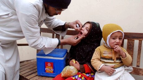 Polio-Impfung (dpa)