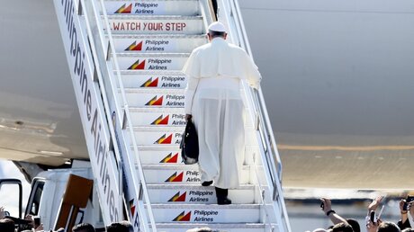 Der Papst wird im September nach Kolumbien fliegen (dpa)
