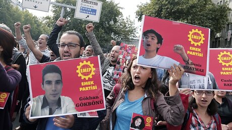 Protest nach Anschlag in Instanbul / © Sedat Suna (dpa)