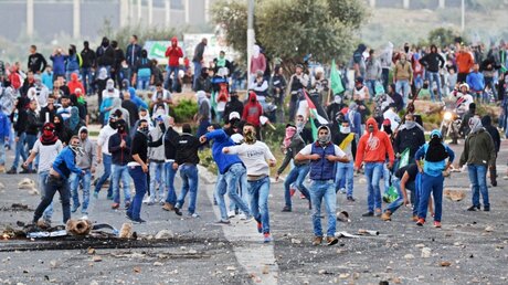 Junge Palästinenser bei Nazareth (dpa)